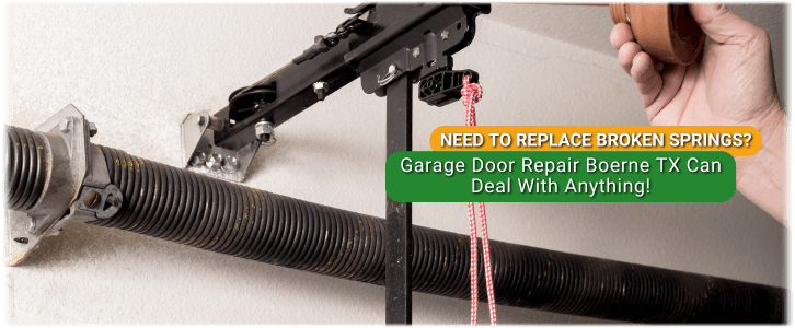 Broken Garage Door Spring Boerne TX